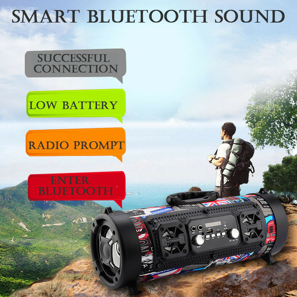 High-power Portable Waterproof Wireless Bluetooth Speaker